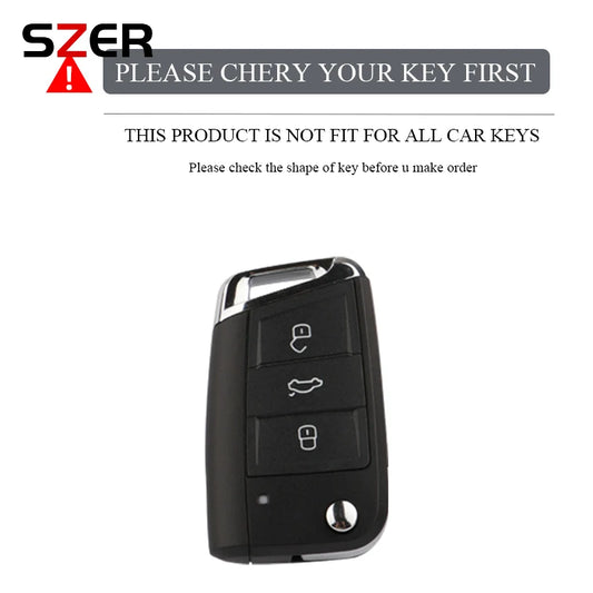 3 4 Buttons NEW TPU Car Key Case Cover Fob For Volkswagen VW Golf 7