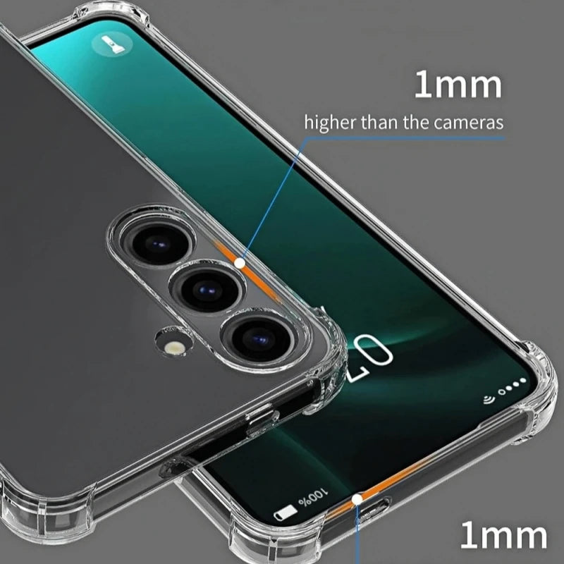 Full Camera Protection Silicone Soft Case For Samsung Galaxy S23 S22