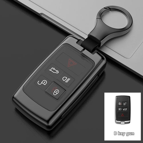Car Zinc Alloy TPU Key Case Cover Holder For Land Rover Range Rover
