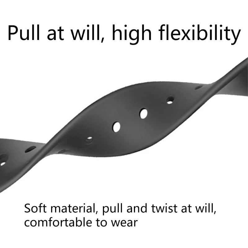 Quick Release Smartwatch Straps Washable Silicone Wristbands Bracelets