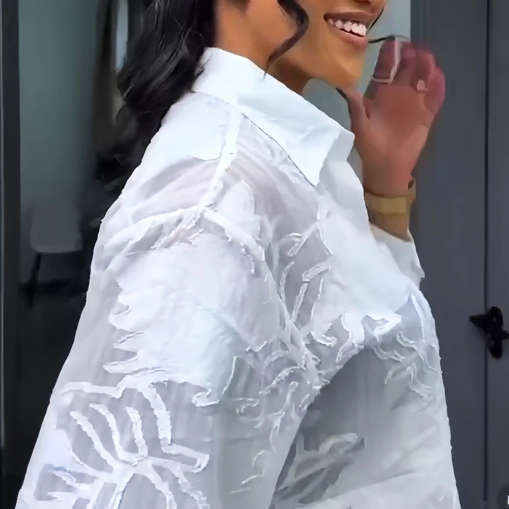 Pant Sets Woman 2 Pieces Suits Female Clothing Casual Shirt Loose Wide