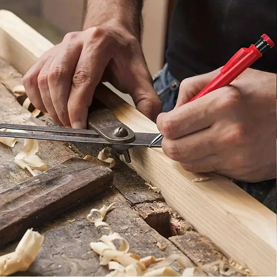 Solid Carpenter Pencil Set Woodworking Tools Mechanical Pencil 5