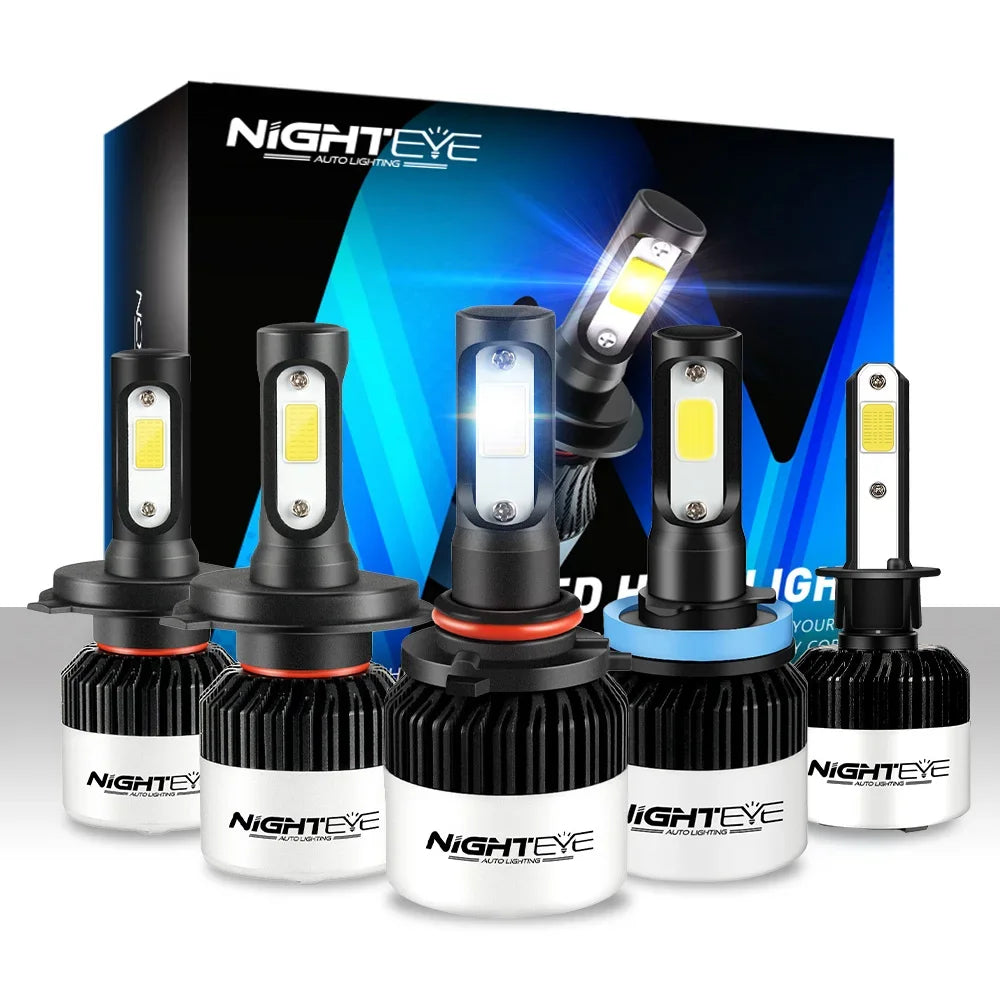 NIGHTEYE Super Bright Car Headlights H7 LED H4 led H8/H9/H11 HB3/9005