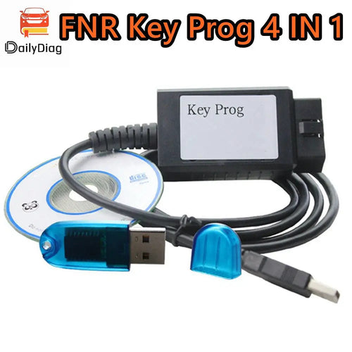 Key Programmer FNR 4 In 1 with USB Dongle Vehicle Programming for
