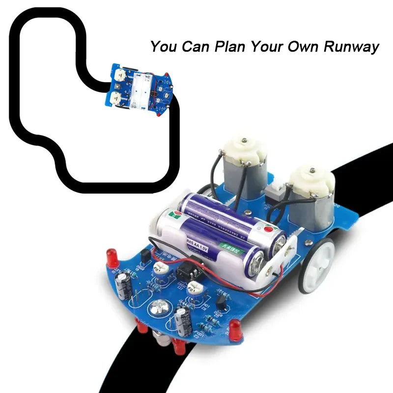 D2-5 DIY Kit Intelligent Tracking Line Car Suite DC Motor Electronic