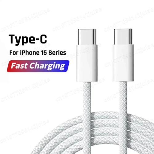 Original PD 60W Fast Charger 6A USB C to Type C Cable For Apple iPhone