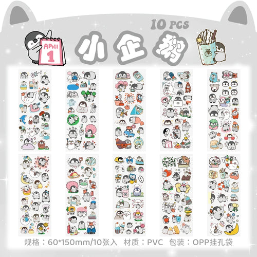 150PCS+ Card Kawaii Scrapbooking Bicycle Decals Gift Frog Students