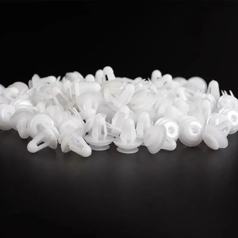 50Pcs 9mm Car Fastening Clips Universal Automobile Bumpers Hole Door