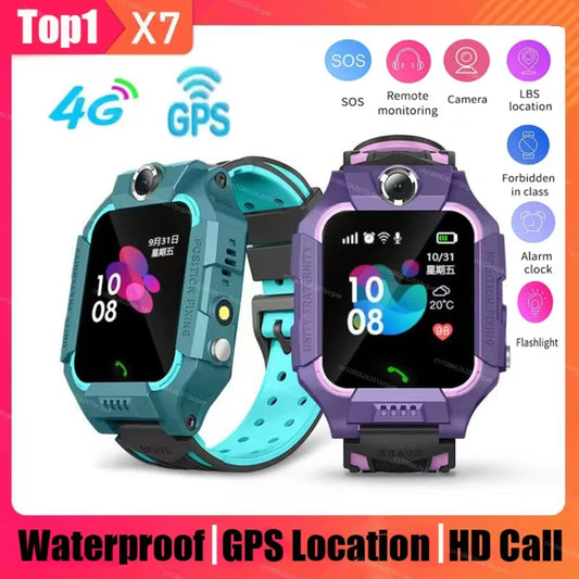 Kids 4G Smart Watch SOS GPS Location Sim Card Call Child SmartWatch