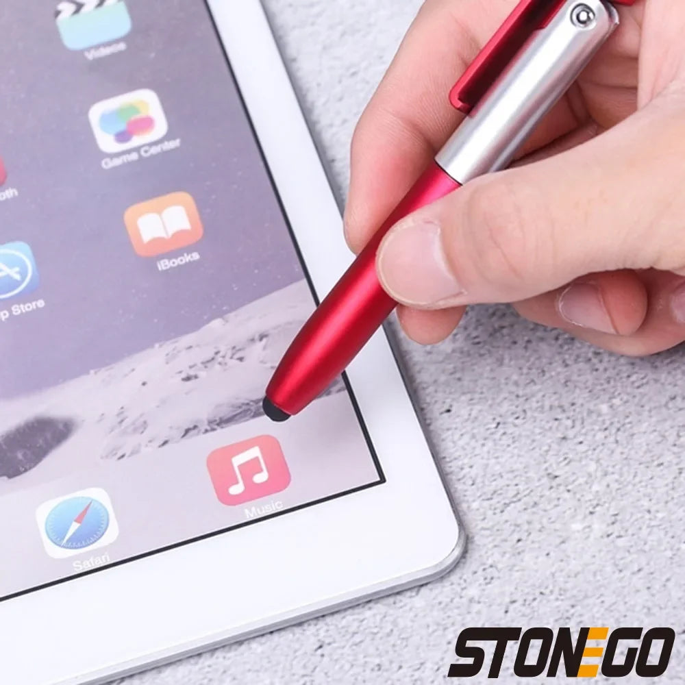 STONEGO 4 in 1 Multifunction Ballpoint Pen with LED Light Fold Phone