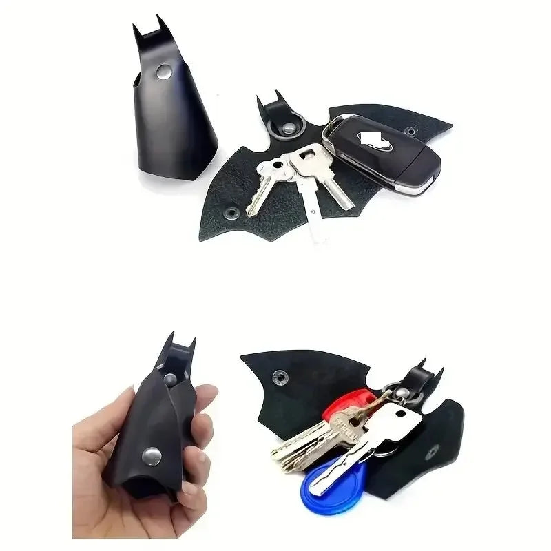 1pc Keychain Pendant PU Leather Car Key Protector Household Anti-lost