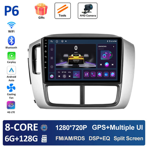 Android Smart System for Honda Pilot 1 2005 2006 - 2008 Navigation GPS