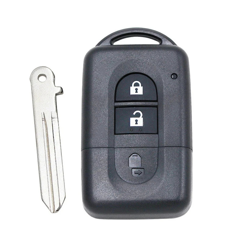 Car Keyless Entry Remote Key with 2 Button 433MHz ID46 Chip for Nissan