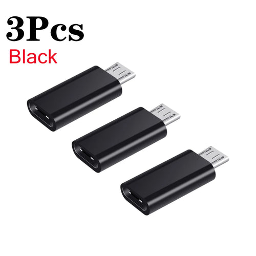 1-6Pcs USB Type C Female To Micro USB Male Adapter Connector TypeC USB