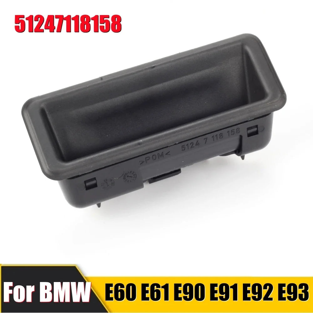 Car Rear Boot Trunk Cover Opening Switch Handle Replacement For BMW 1