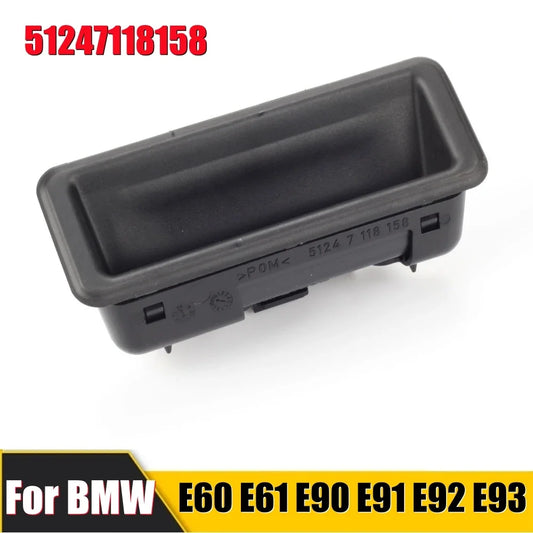 Car Rear Boot Trunk Cover Opening Switch Handle Replacement For BMW 1