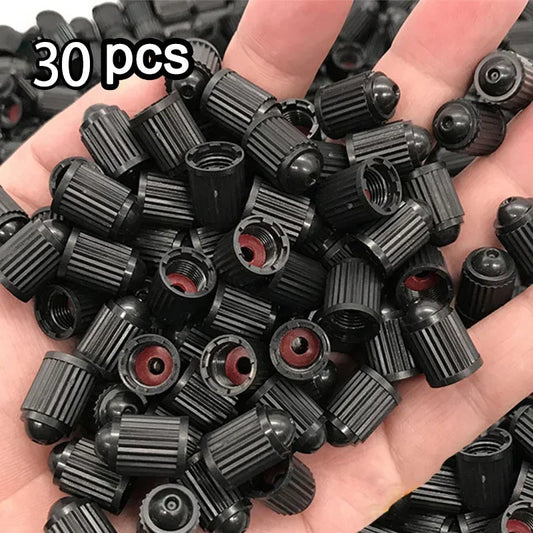 30PCSTire Valves ABS Plastic Automobile Bicycle Tyre Valve Cap Dust