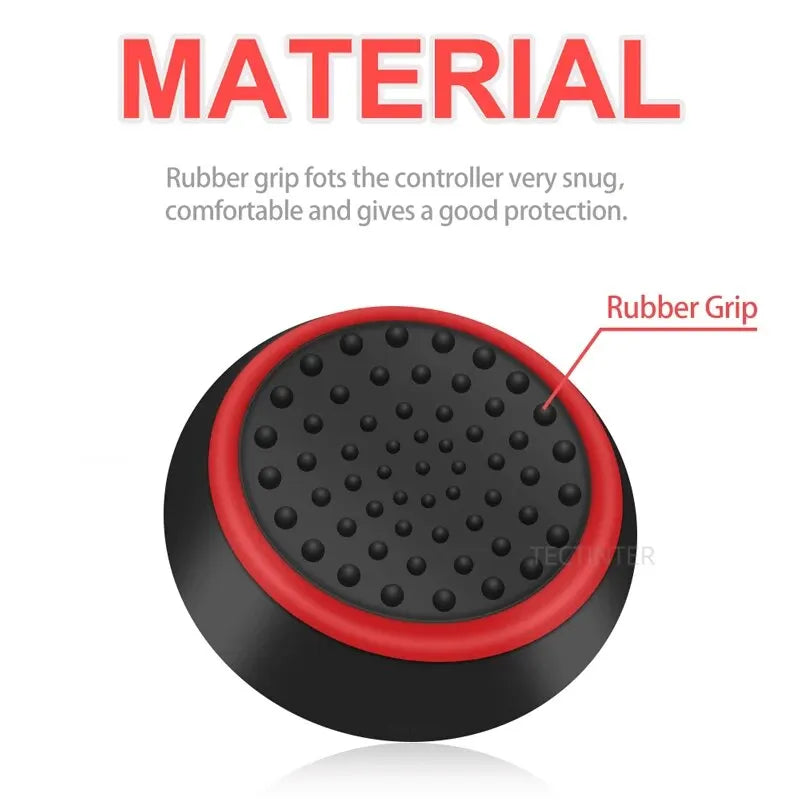 4Pcs Silicone Gel Thumb Grips Cover For Sony PS5/PS3/PS4 For XBOX One