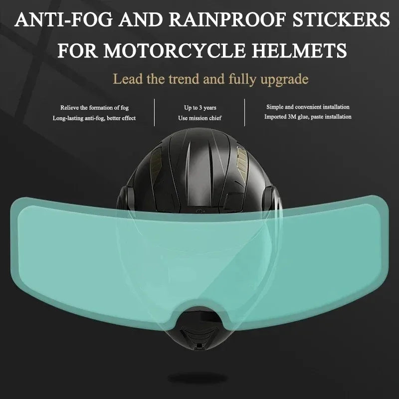 Motorcycle Helmet Mirror Rainproof Film Rainproof Anti Fog Sticker