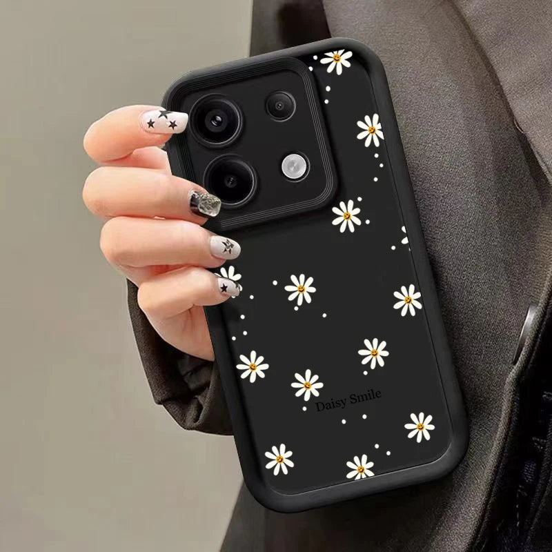 Daisy Flowers Matte Phone Case for Xiaomi Redmi Note 13 12 Pro Plus 4G