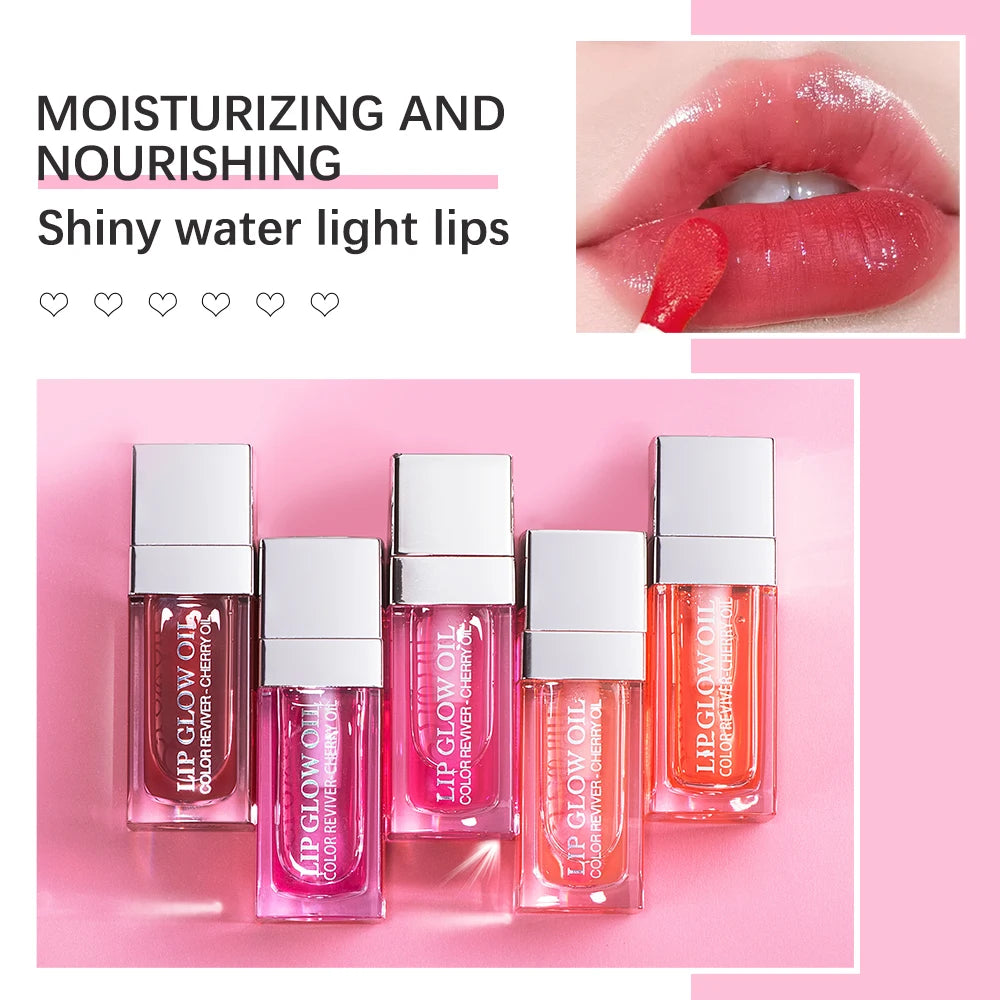Crystal Jelly Moisturizing Lip Oil Plumping Lip Gloss Makeup Sexy