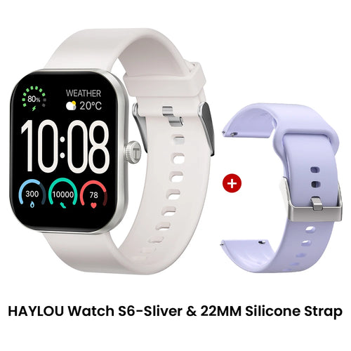 HAYLOU Watch S6 Smartwatch 2.01" HD Display Smart Watch Bluetooth