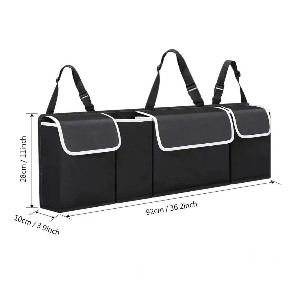 Car Trunk Organizer Backseat Storage Bag High Capacity Multi-use