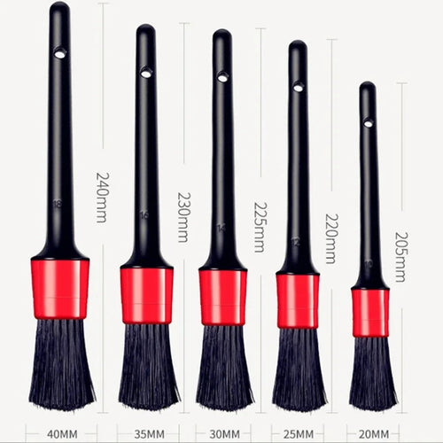 5Pcs Car Cleaning Brush Kit Auto Detail Brushes Dust Brushes for Car