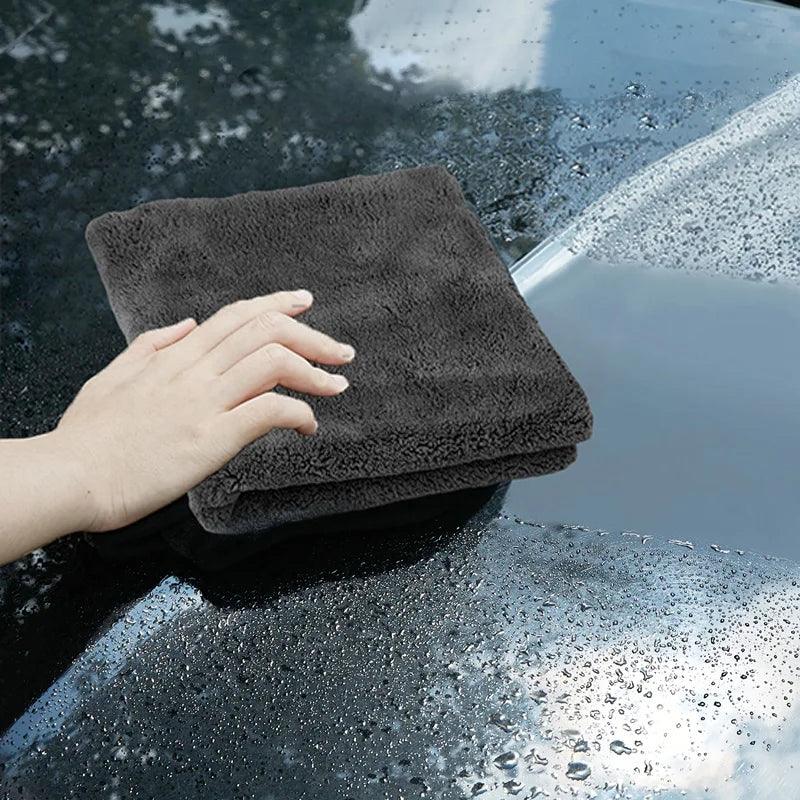 SEAMETAL 40X40cm Microfiber Towels Car Care Washing Thicken Towel Car