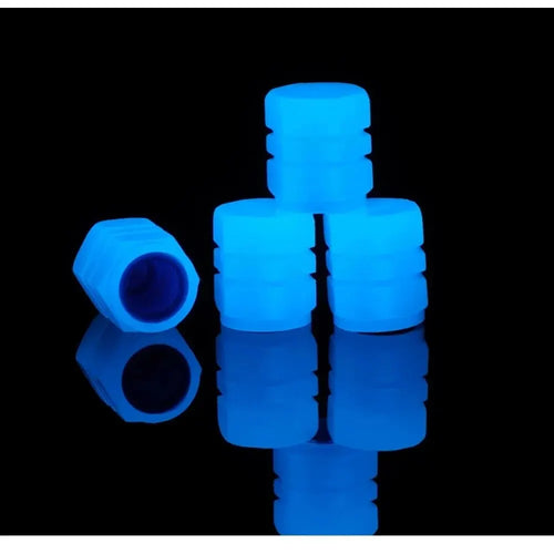 20Pcs Mini Luminous Tire Valve Caps Car Motorcycle Colorful Glowing