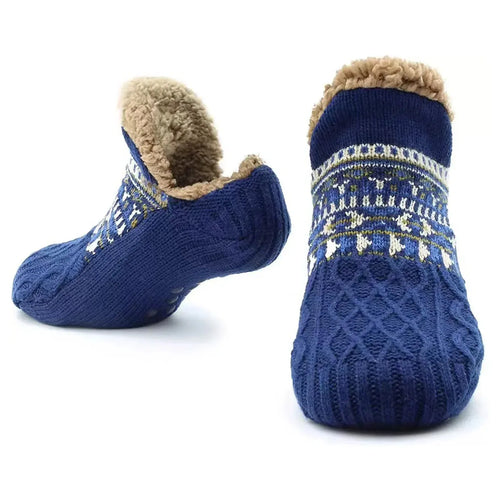 2024 New Winter Warm Floor Socks Home Fleece Slipper Women Men Snow