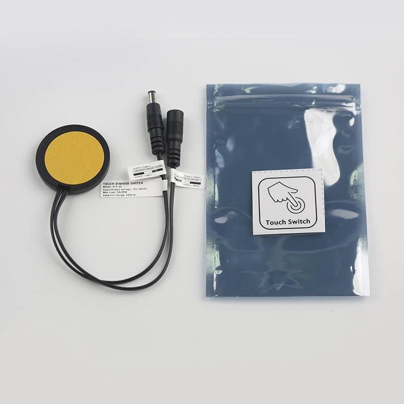 DC12V 24V Penetrable Smart Sensor 5A 60W Wood Board Touch Switch for