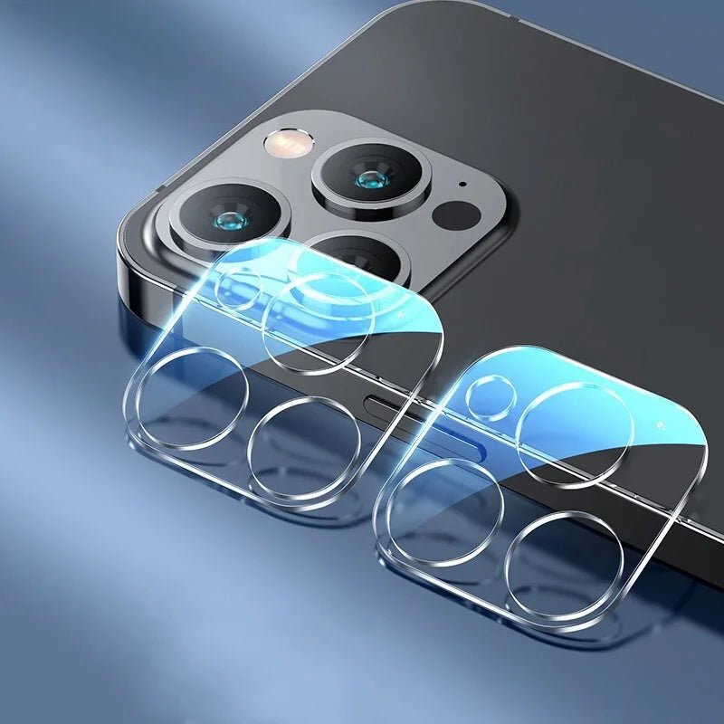 4PCS Camera Lens Glass For iPhone 16 15 14 13 Pro Max HD Back Lens Cap