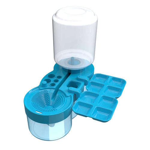 Paint Brush Washer with Drain Button Paint Brush Clean Device