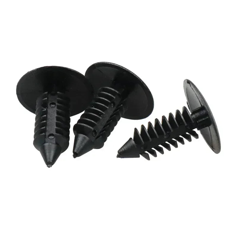 20/50Pcs Auto Fastener Fit 8mm Hole Nylon Car Clips Fender Bumper