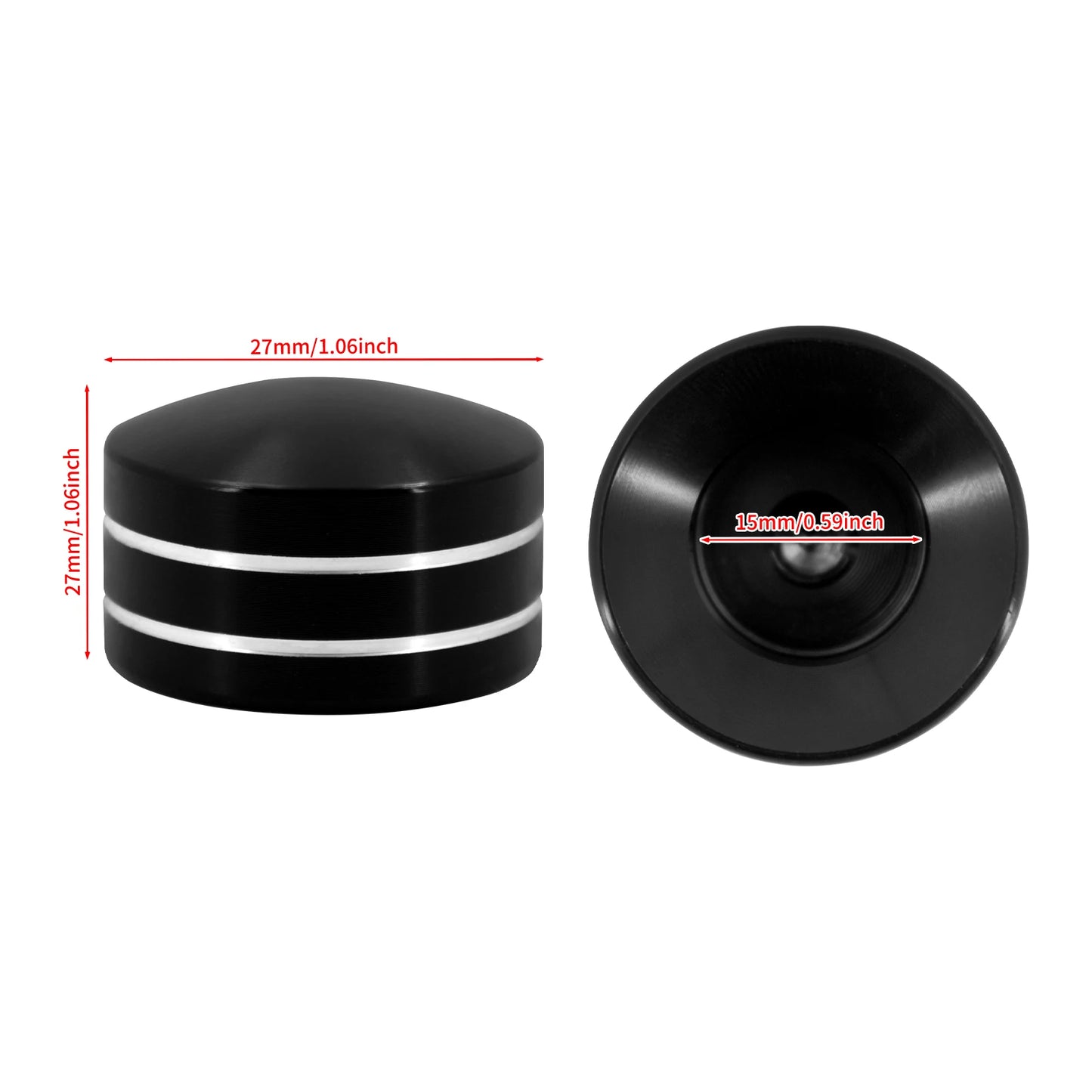 4pcs Motorcycle Spark Plug Cover Engine Screws Nut  For Harley Touring