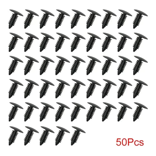 20/50Pcs Auto Fastener Fit 8mm Hole Nylon Car Clips Fender Bumper