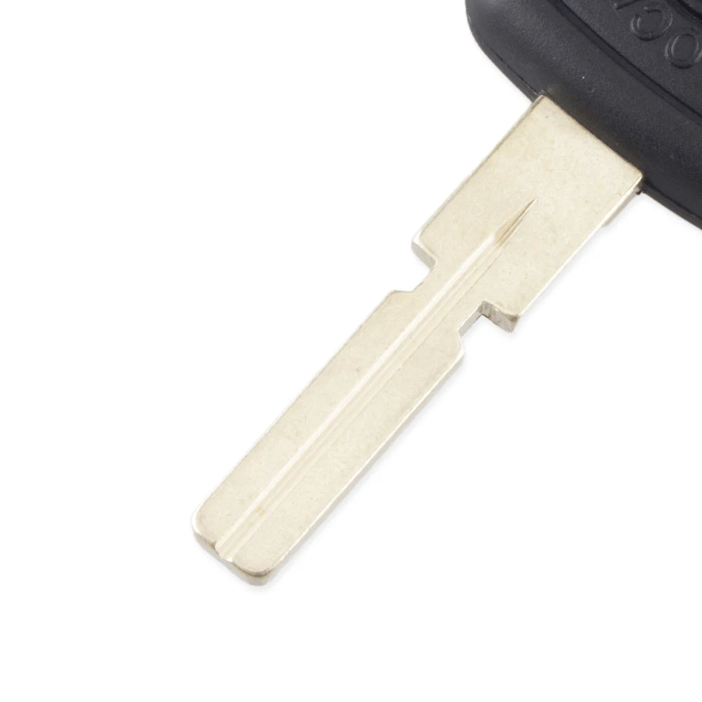 KEYYOU 3 Button Uncut Blade Car Key Replacement Remote Key Case Shell