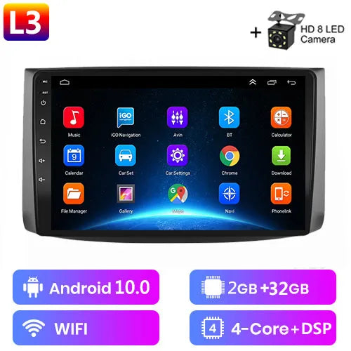 4G+64G Android10.0 For Chevrolet AVEO T250 2006 - 2012 car radio 2 din