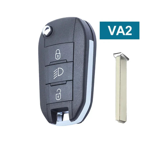 4A Chip For Peugeot 308 4008 Citroen C3 C5 C6 Flip Remote Folding Car