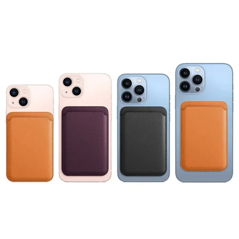 2024 Luxury For Magnetic Leather Wallet Case For iPhone 15 14 13 12 11