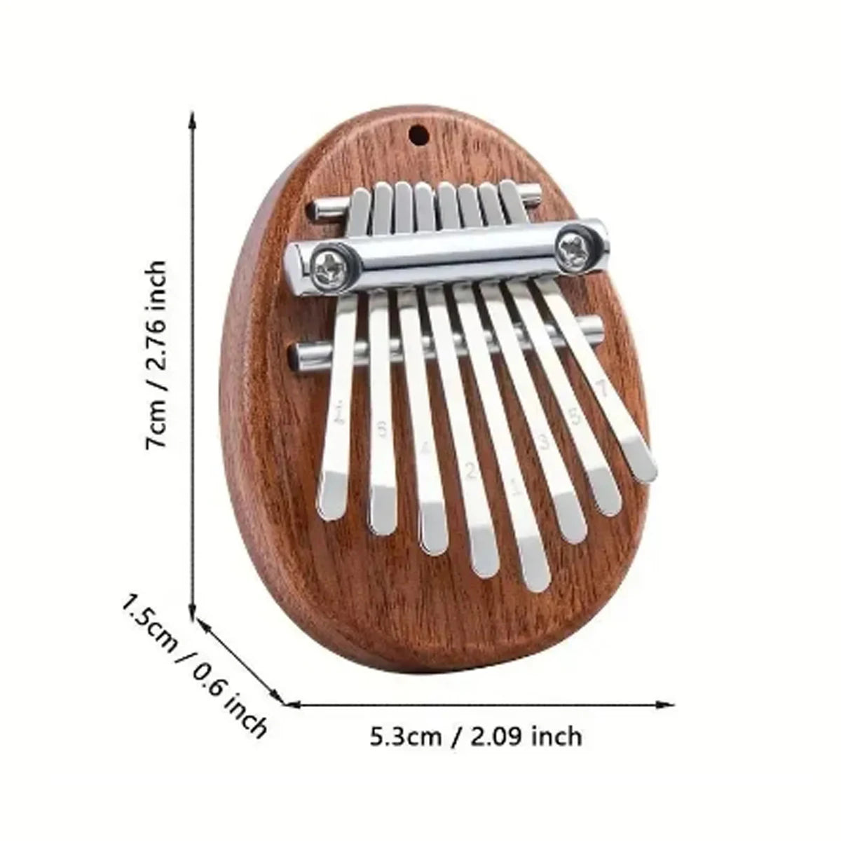 8 Key Mini Wooden Kalimba High Quality Exquisite Finger Thumb Piano