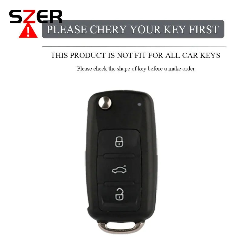 TPU Car Key Case Cover Shell Fob For Volkswagen VW Polo Golf Passat