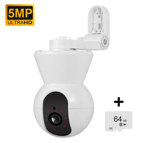 KERUI 4K 8MP Tuya Smart Mini WiFi IP Camera With Bracket Indoor