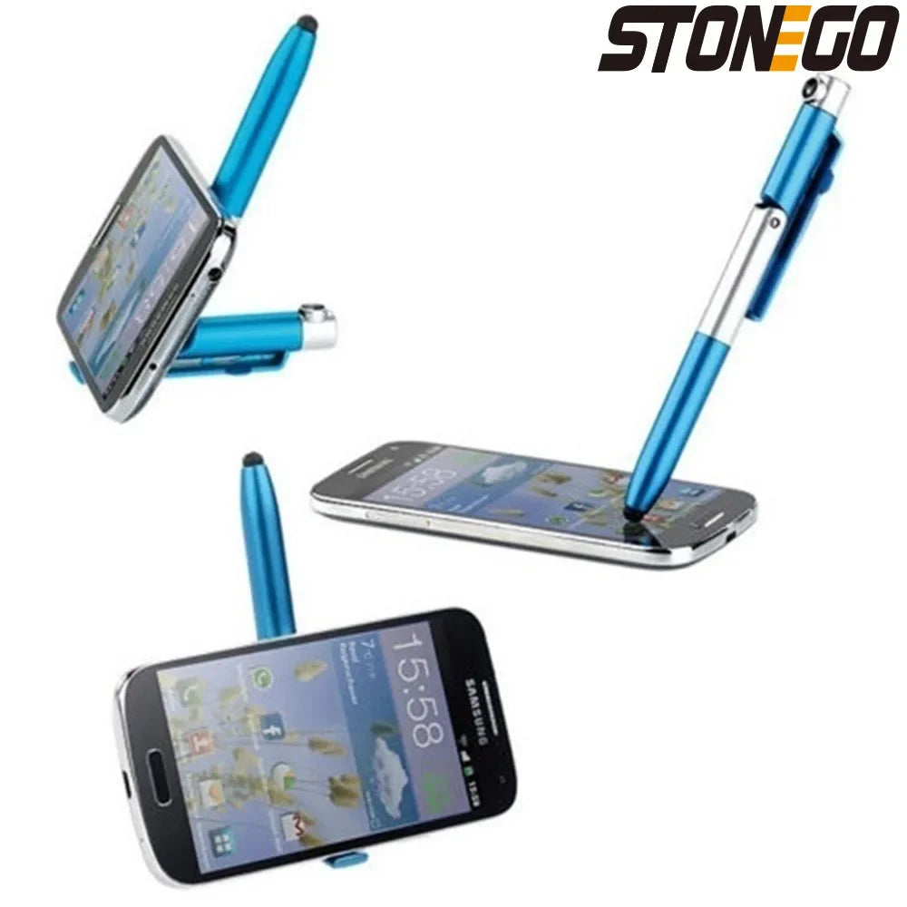 STONEGO 4 in 1 Multifunction Ballpoint Pen with LED Light Fold Phone