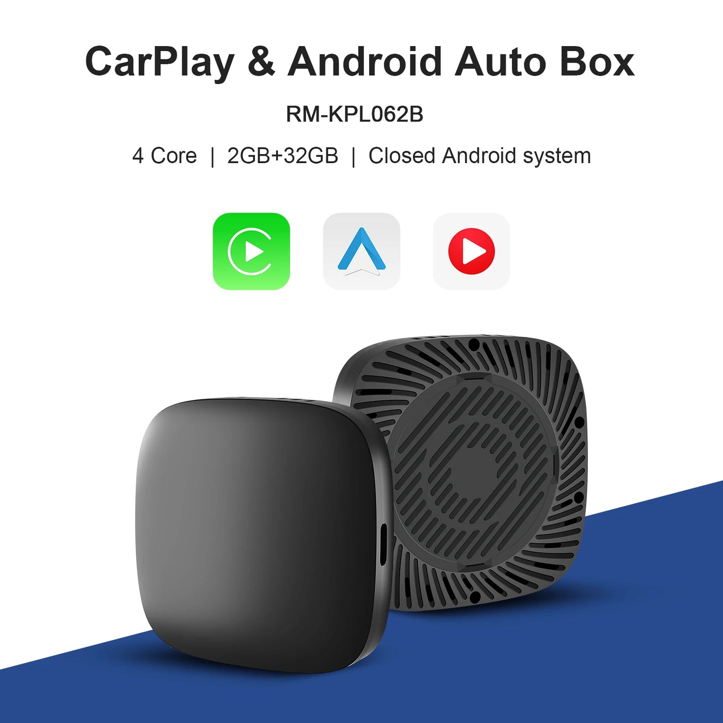 Ezonetronics Android 13 CarPlay Ai Box Wireless Android Auto Smart TV