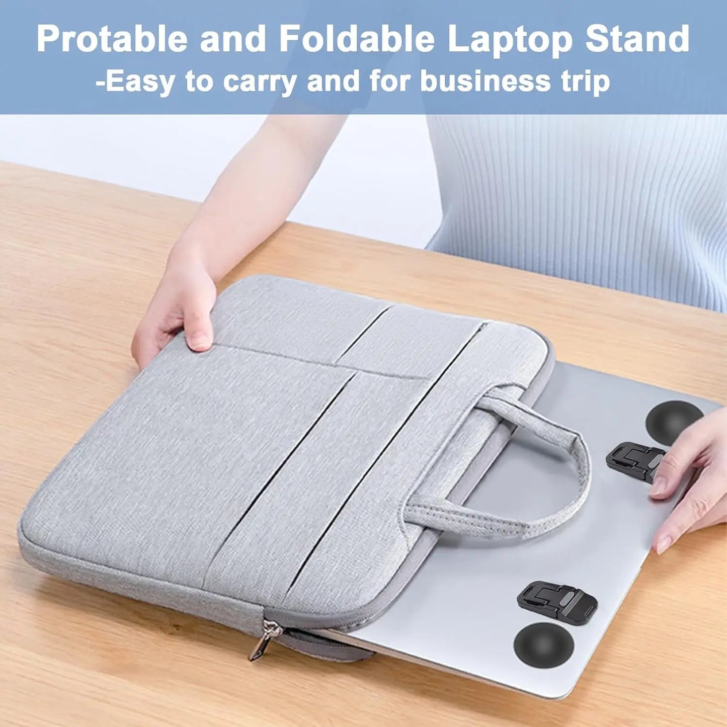 2pcs/Set Foldable Laptop Stand Portable Notebook Support Holder