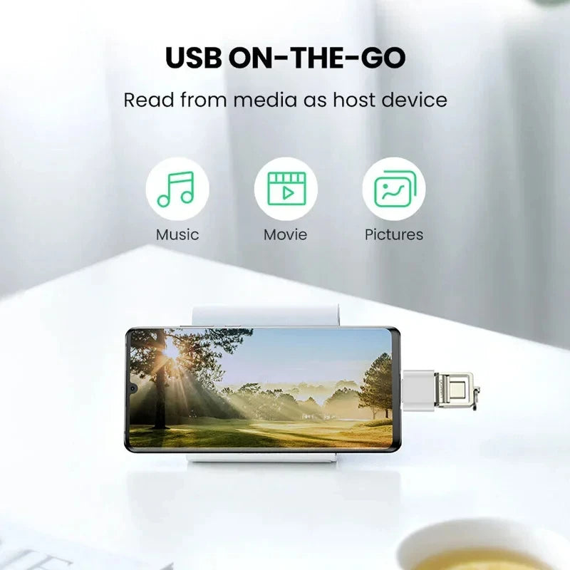 NNBILI Type C to USB Adapter 3.0 USB-C 3.1Male OTG A Female Data
