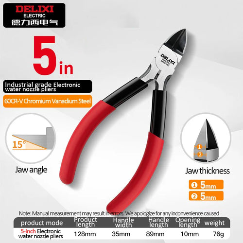 DELIXI ELECTRIC Nozzle Pliers  Electronic Pliers Industrial Scissors