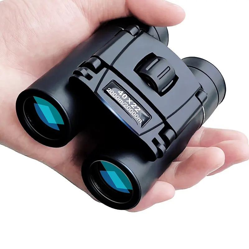 40x22 HD Powerful Binoculars 2000M Long Range Folding Mini Telescope